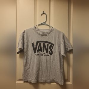 Vans Grey Crop T-Shirt